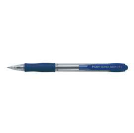 Penna a sfera a scatto Super Grip - blu - punta fine 0,7mm - Pilot