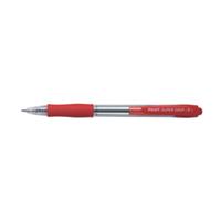 Penna a sfera a scatto Super Grip - rosso - punta fine 0,7mm - Pilot