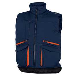 Gilet imbottito Sierra 2 - blu/arancio - taglia M - Delta Plus