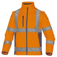 Giacca Softshell Moonlight 2 alta visibilitA' - arancio fluo - tagli