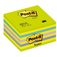 BLOCCO CUBO 450foglietti Post-itÂ 76x76mm 2028-NB NEON BLU/VERDE