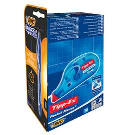 Promo box 10 correttore a nastro Pocket Mouse Tipp-Ex +1 Gelocity qu