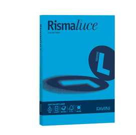 Carta RISMALUCE 140gr A4 200fg azzurro 55 FAVINI