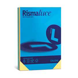 Carta RISMALUCE 140gr A3 200fg mix 5 colori FAVINI