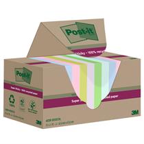 BLOCCO 70foglietti Post-it 47,6x47,6 colori pastello 100% riciclati