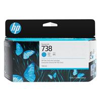 Hp originale - Cartuccia Ink DesignJet 738 -Ciano - 130ml