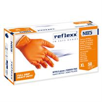 Guanti in nitrile N85- tg XL - arancione - Reflexx - conf. 50 pezzi