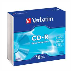 CD-R SLIM CASE VERBATIM PZ.10