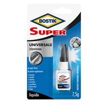 Colla istantanea universale Super - 7,5 gr - trasparente -Bostik