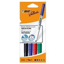 Pennarello Whiteboard Marker punta tonda 1,4 mm - 4 colori assortiti