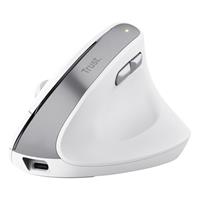 Mouse Ergonomico Bayo II wireless - bianco - Trust